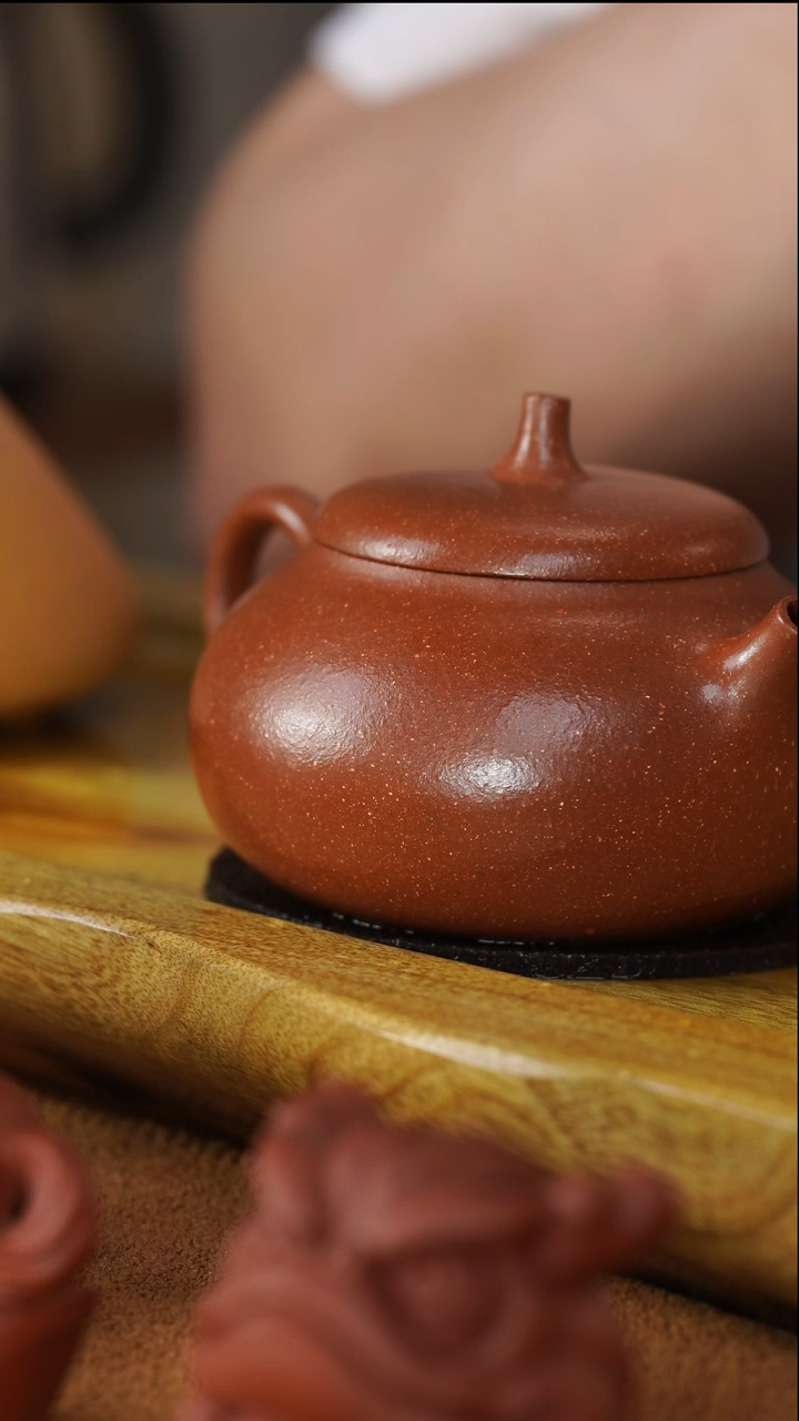 工堂直营精工半手紫砂壶将坡玉瓜