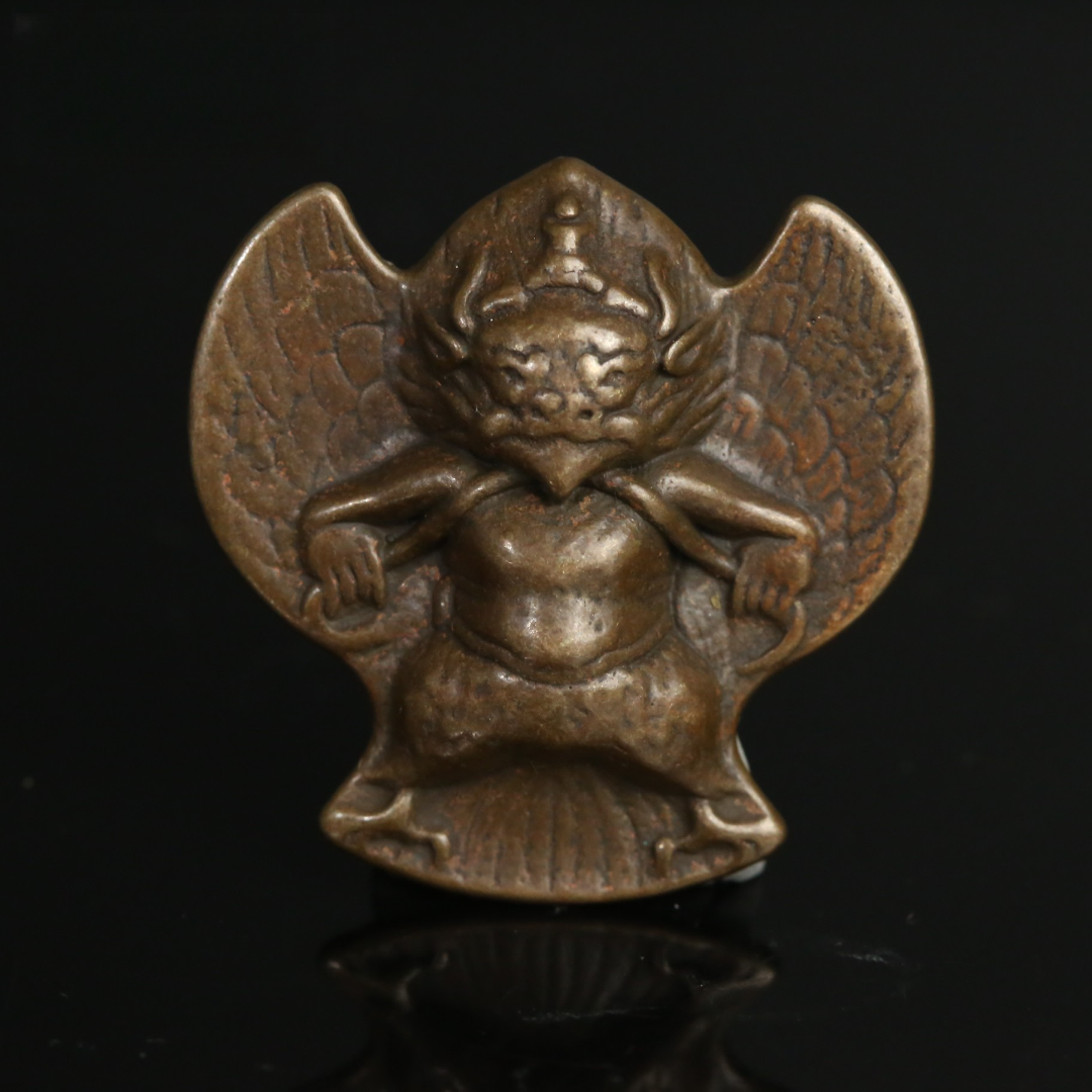 十九世纪铜大鹏鸟【文物宝库】AABS2509213004