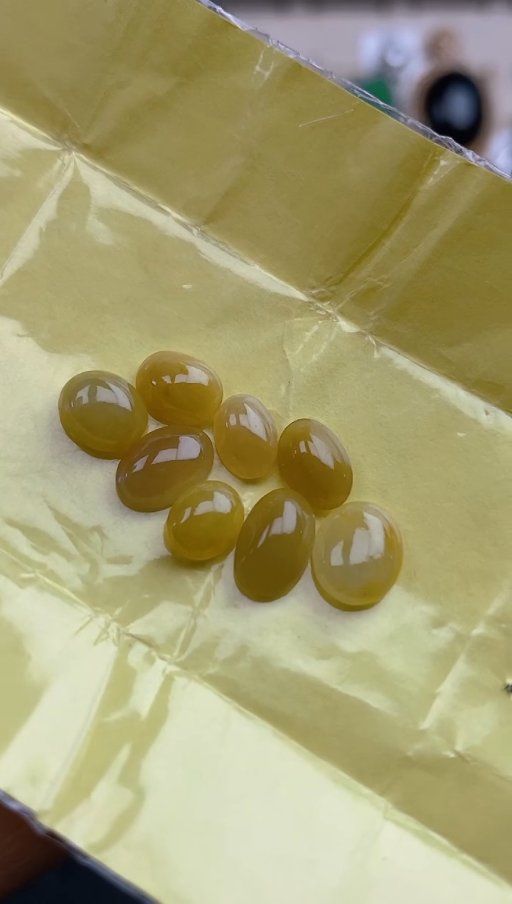 【闪购商品】翡翠耳饰未镶嵌天然A货翡翠7