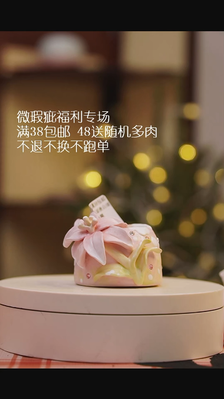 微瑕花盆不退不换58
