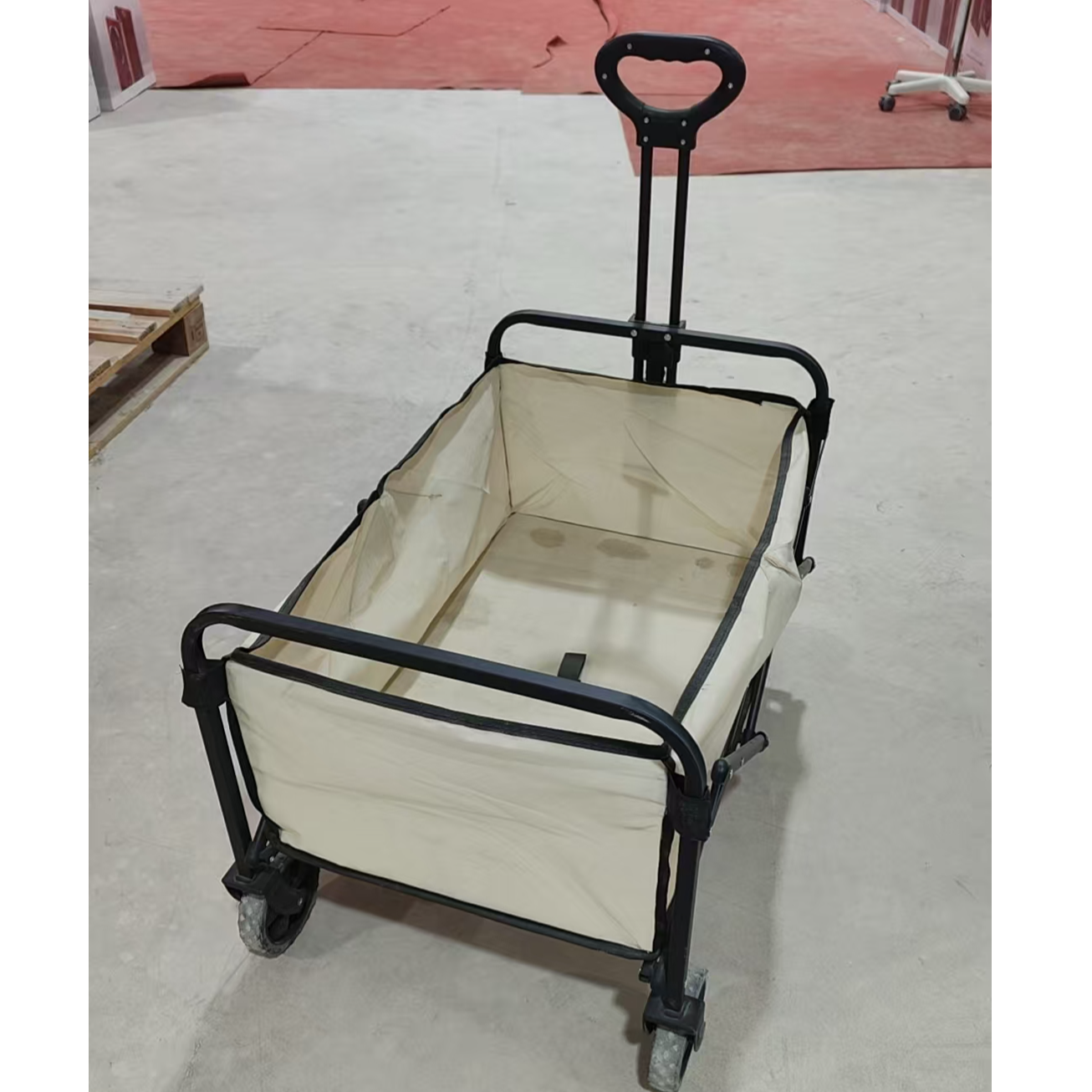 品质露营推车可折叠户外小推车营地拖车拉杆拉车桌板野营剪购物车