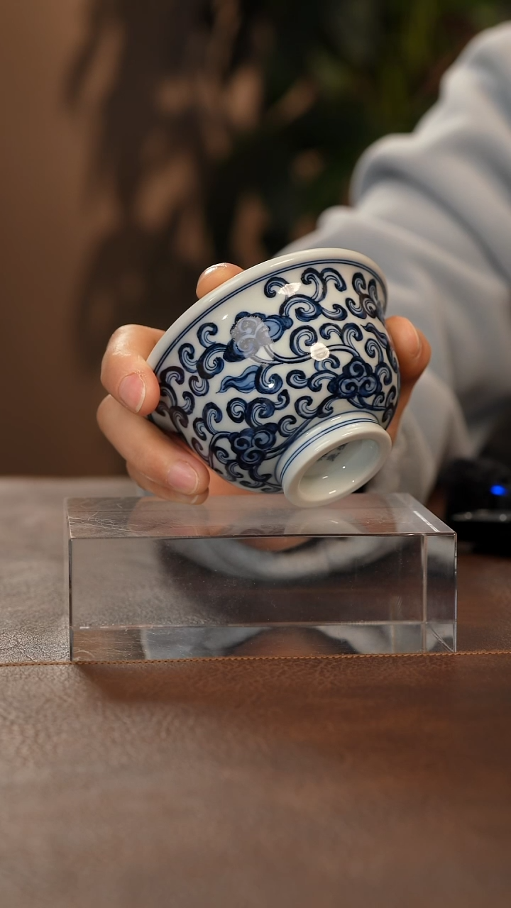 【闪购商品】瓷片青花瓷茶具斌芬陶瓷