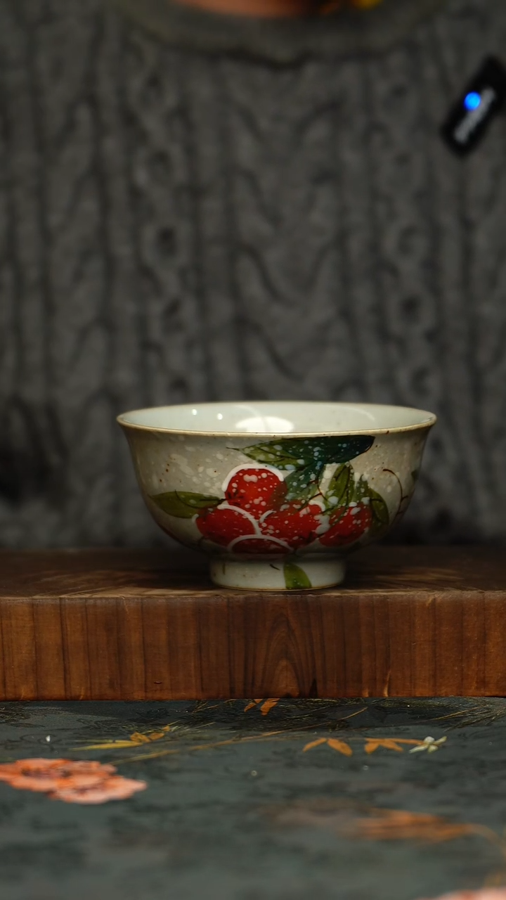 瓷片釉下彩手工手绘同款陶器