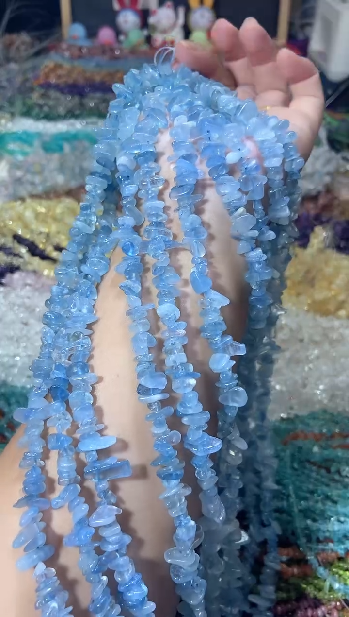 未镶嵌珠宝半成品水晶海蓝宝