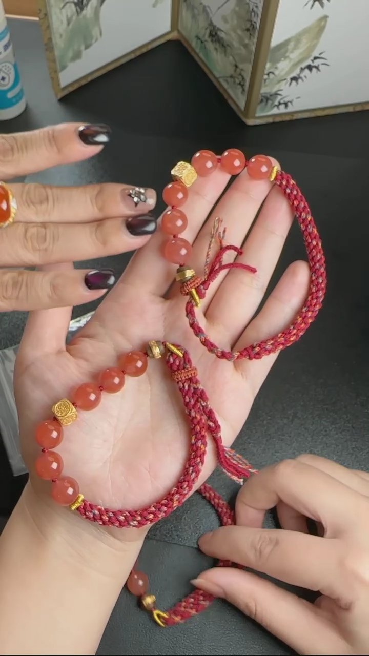 【闪购商品】南红玛瑙手绳未镶嵌WY0114131多样性发一