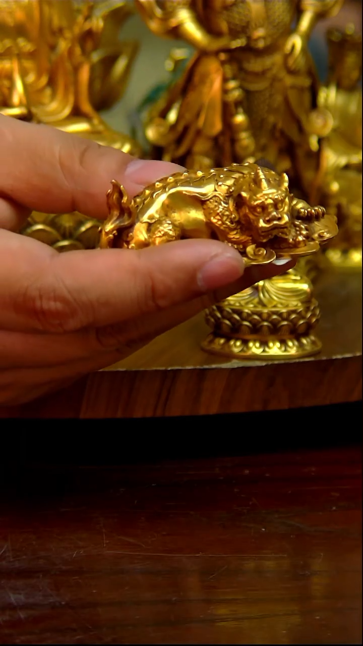 谛听铜鎏金D2002-SPW