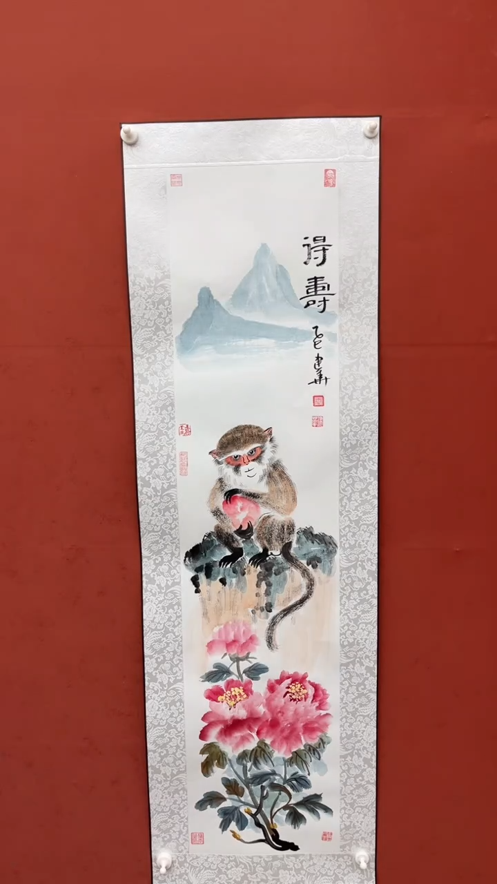 国画老师现场创作  82