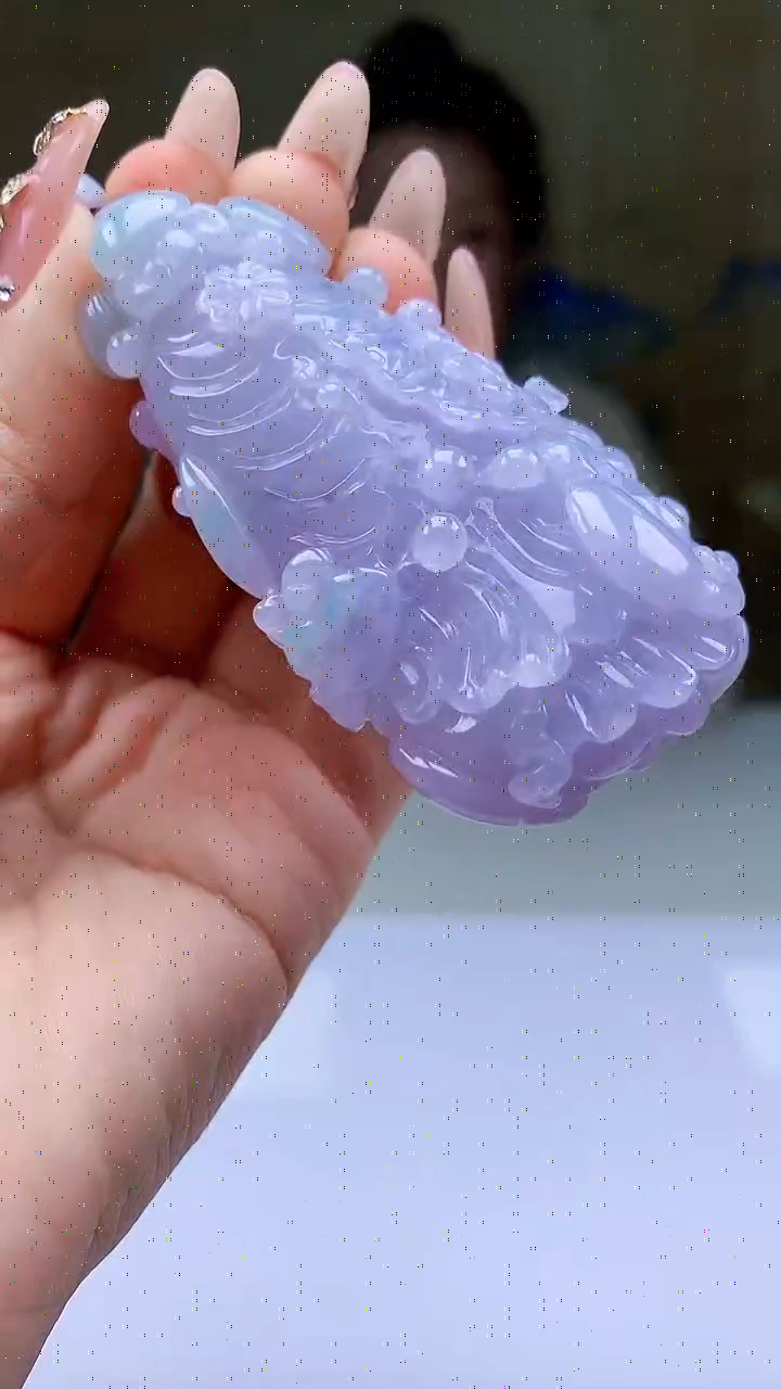 【闪购商品】定制翡翠未镶嵌4902ty-毛货挂件227