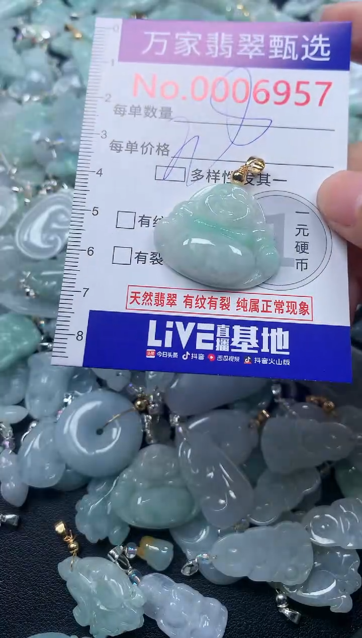 颈饰未镶嵌翡翠6957