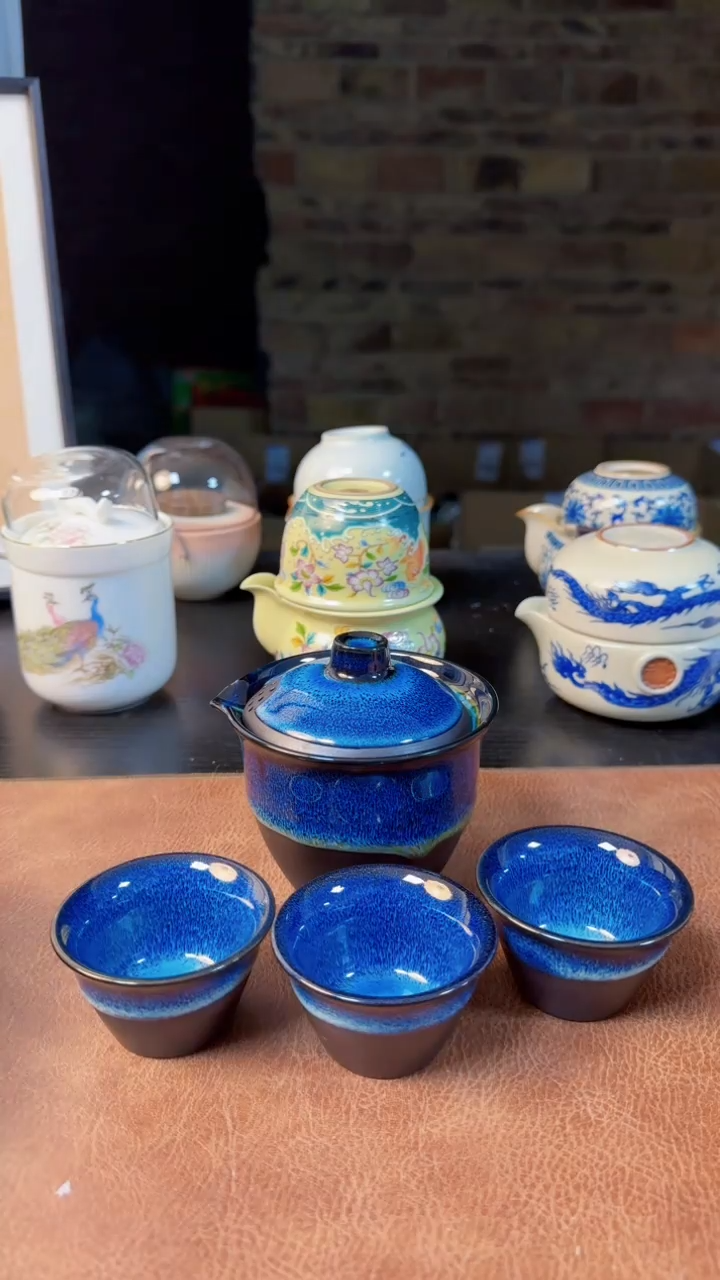 【闪购商品】杯德化白瓷，快客茶具