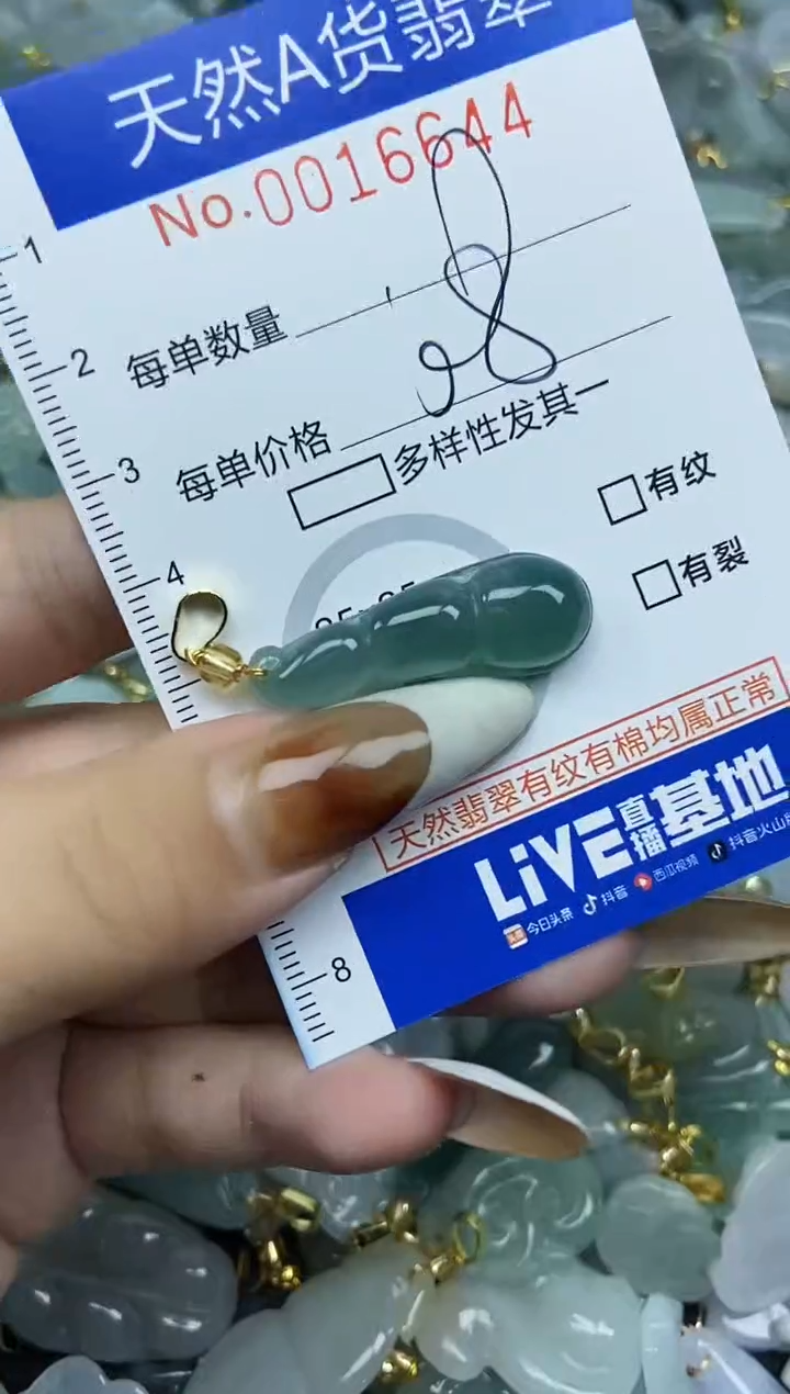 【闪购商品】翡翠颈饰未镶嵌天然A货翡翠