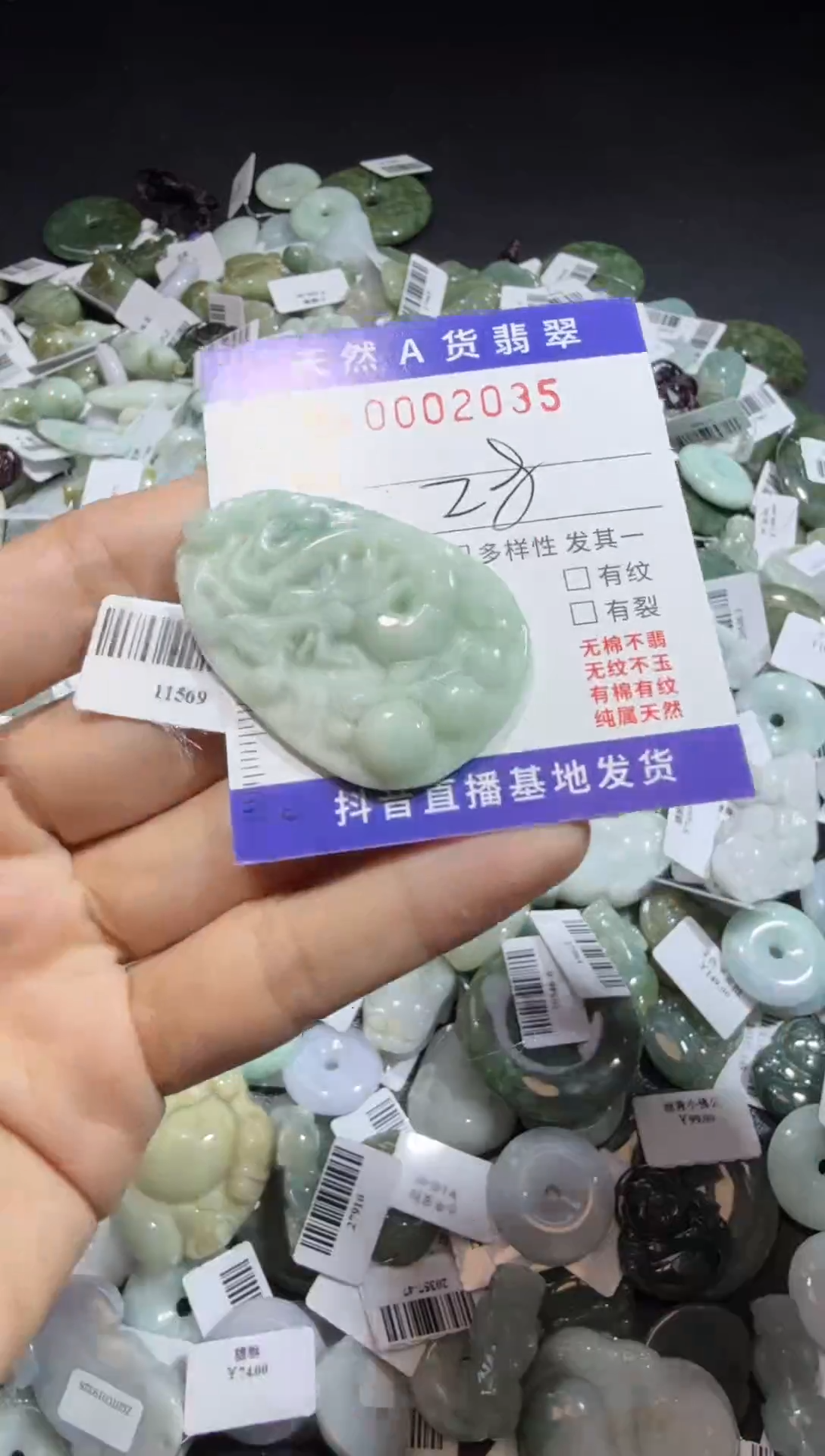 【闪购商品】翡翠颈饰未镶嵌00002035