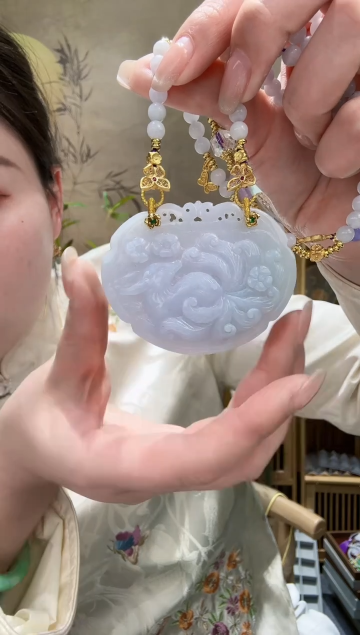 【闪购商品】翡翠颈饰未镶嵌吊坠