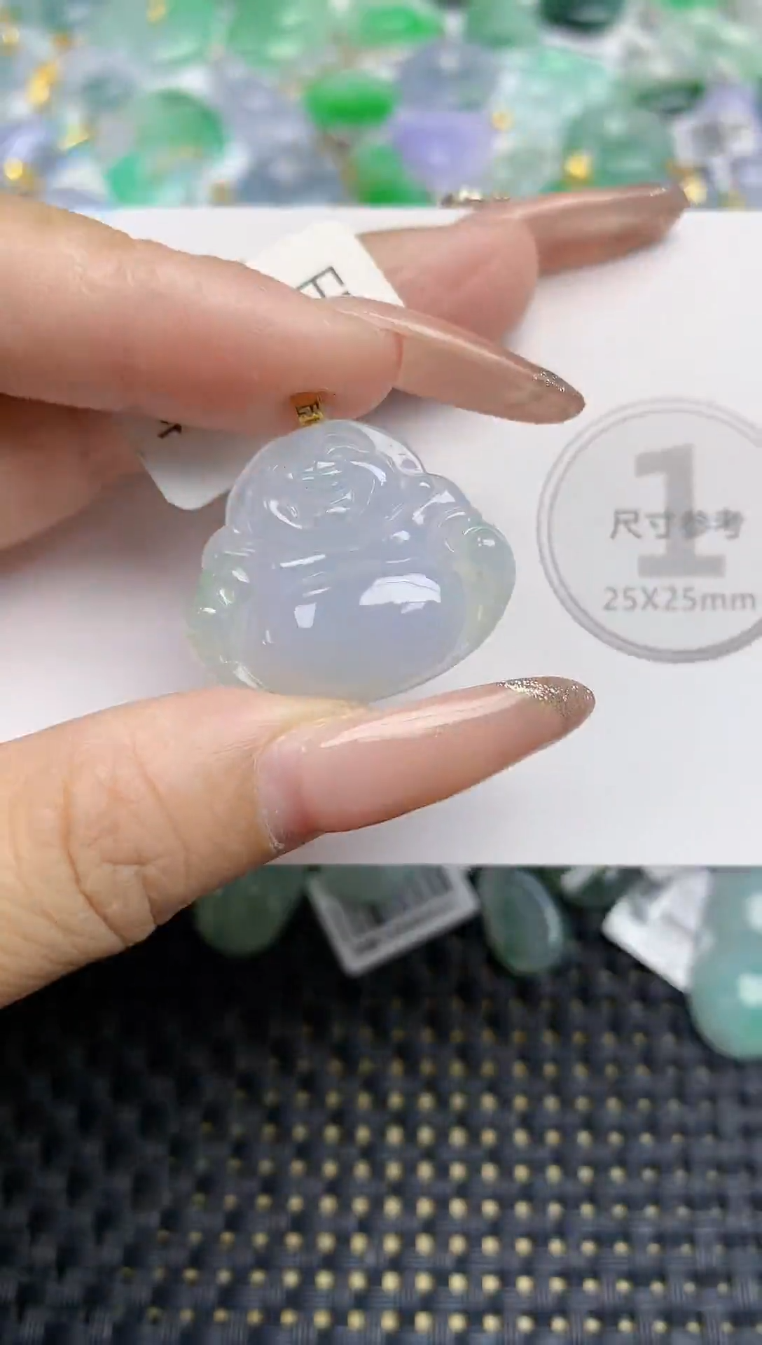 颈饰未镶嵌翡翠天然缅甸A货翡翠百元以上9元证书费自理