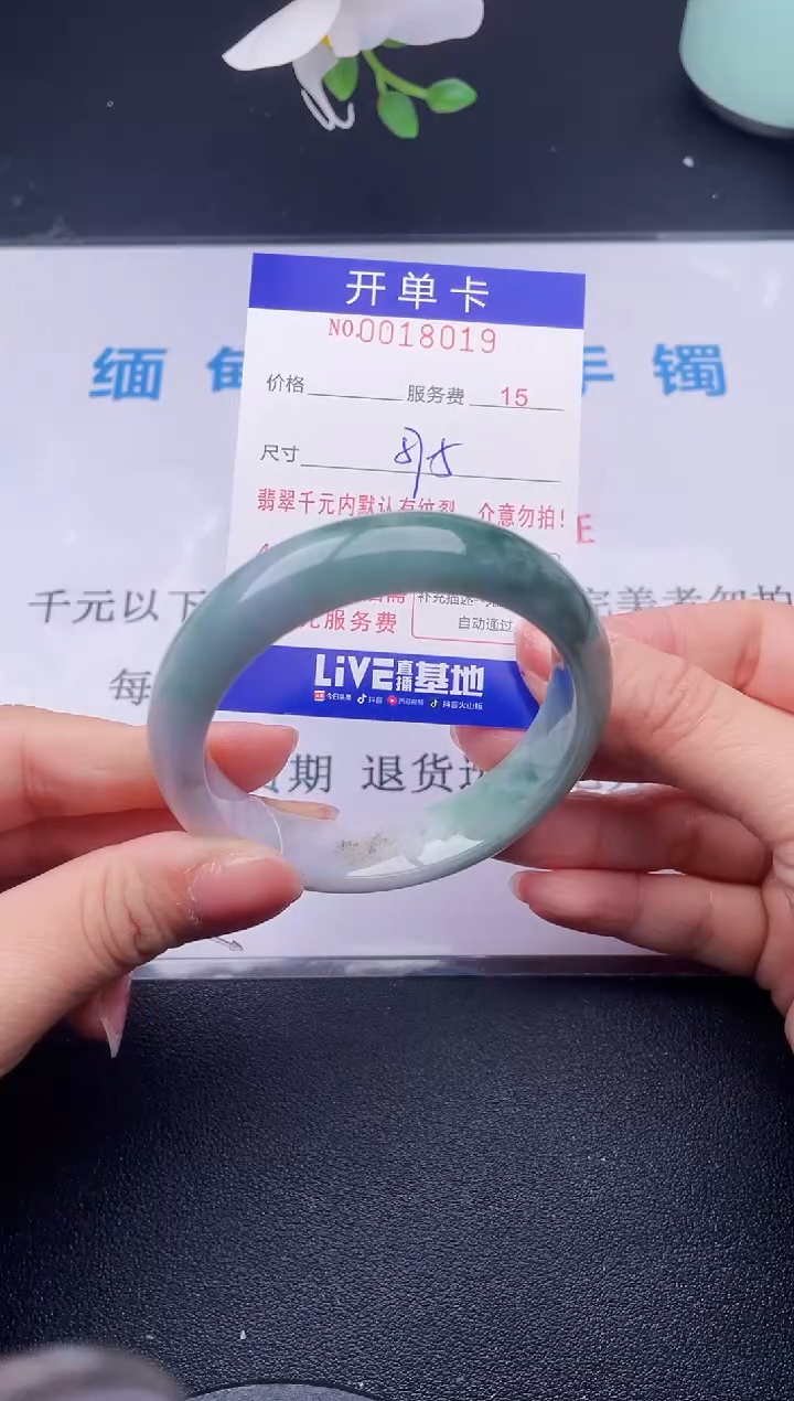【闪购商品】翡翠手镯未镶嵌19天然翡翠A货