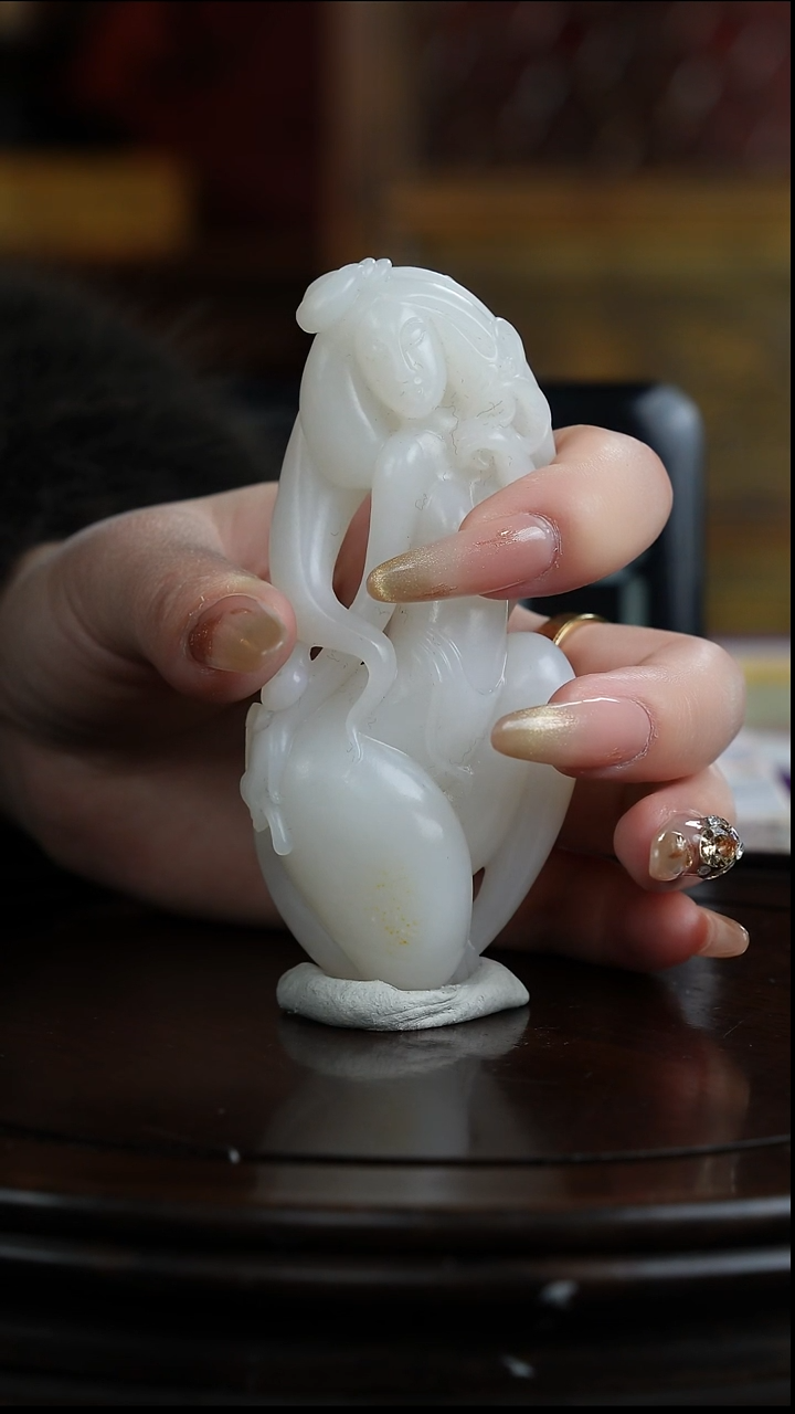 未镶嵌和田玉挂件仗**下 和田玉