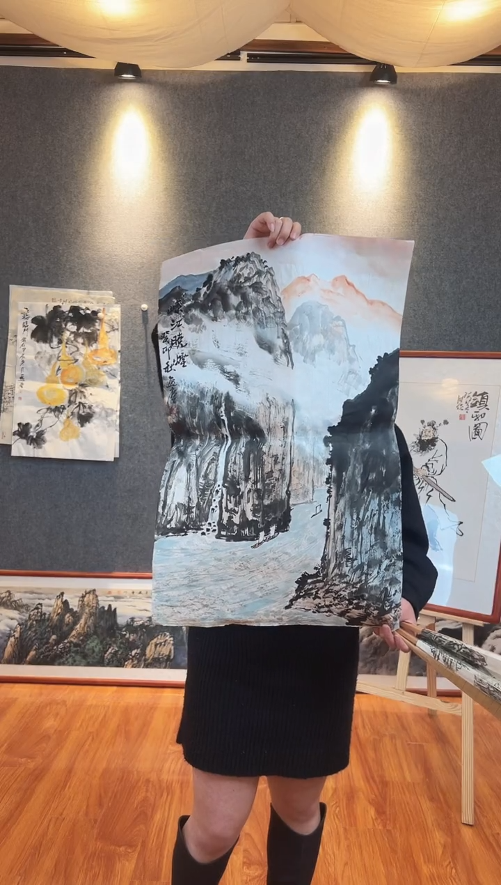 【闪购商品】国画李维忠老师的山水画