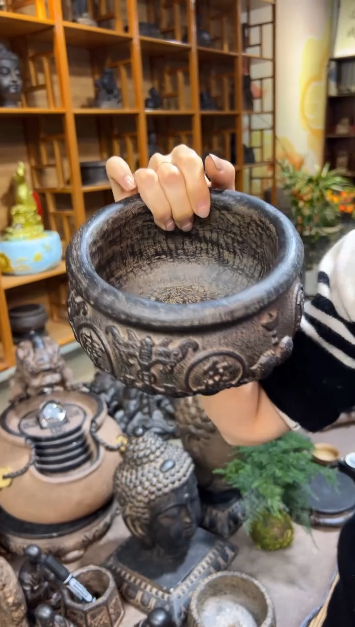 陶土【火山泥】聚宝盆