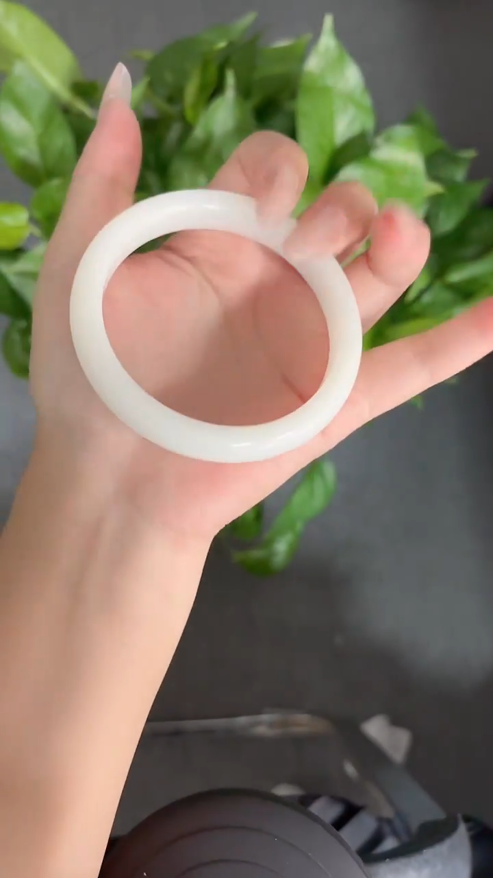 和田玉手镯未镶嵌122-3-60