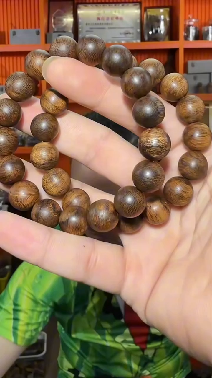 沉香手串126号单圈霸王岭多样性发一