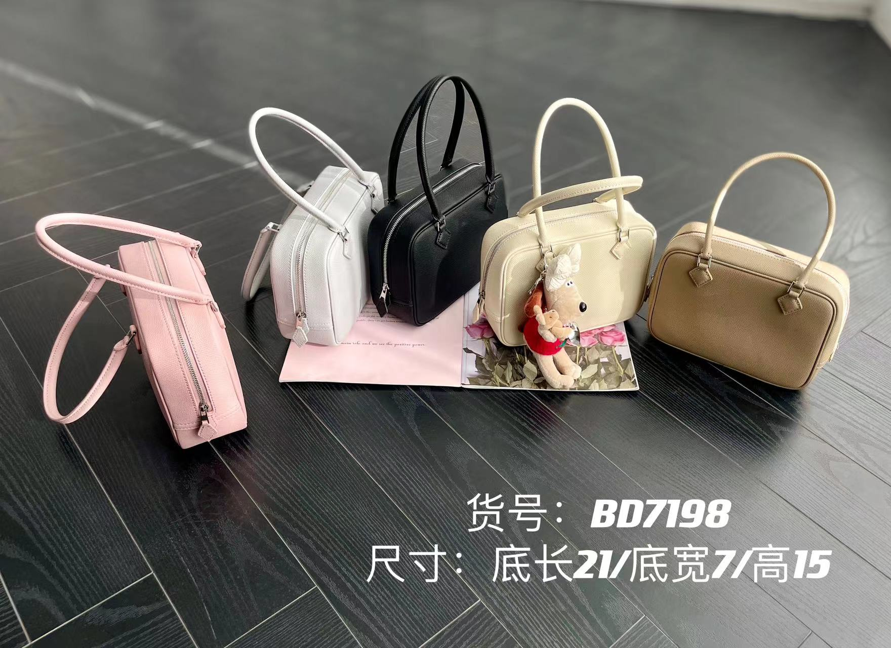 olivia牛皮大号羽毛0919