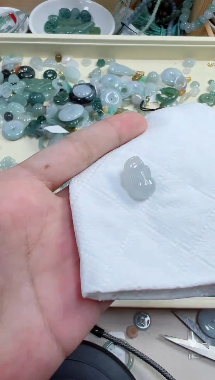 翡翠裸石254号链接，A货翡翠