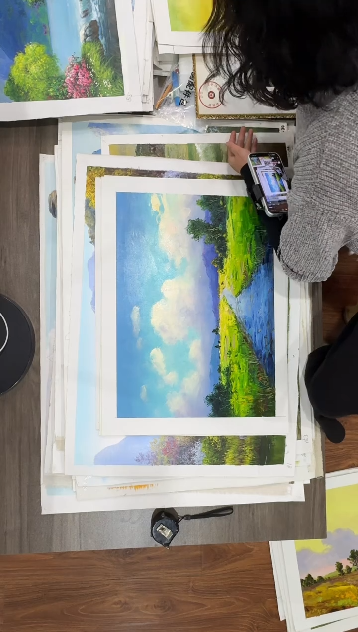 油画【170号】约53*35cm丨朝鲜原创纯手绘孤品油画丨顺丰包邮     