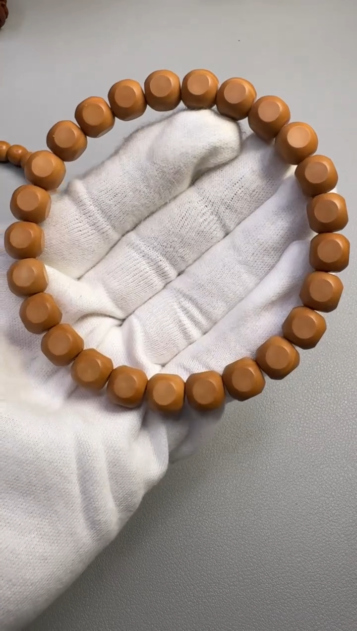 【闪购商品】猴头核桃手串猴头六方瑕疵黑点款