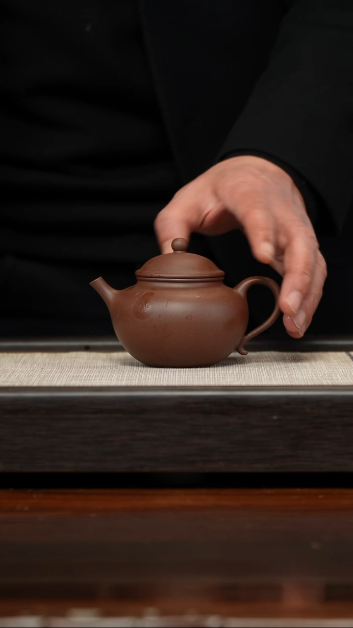 【闪购商品】紫砂茶壶紫泥圆珠