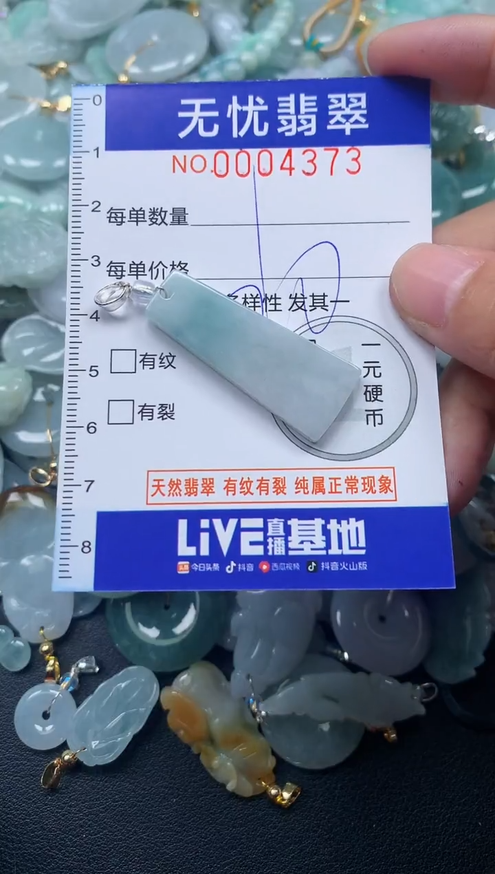 颈饰未镶嵌翡翠4373