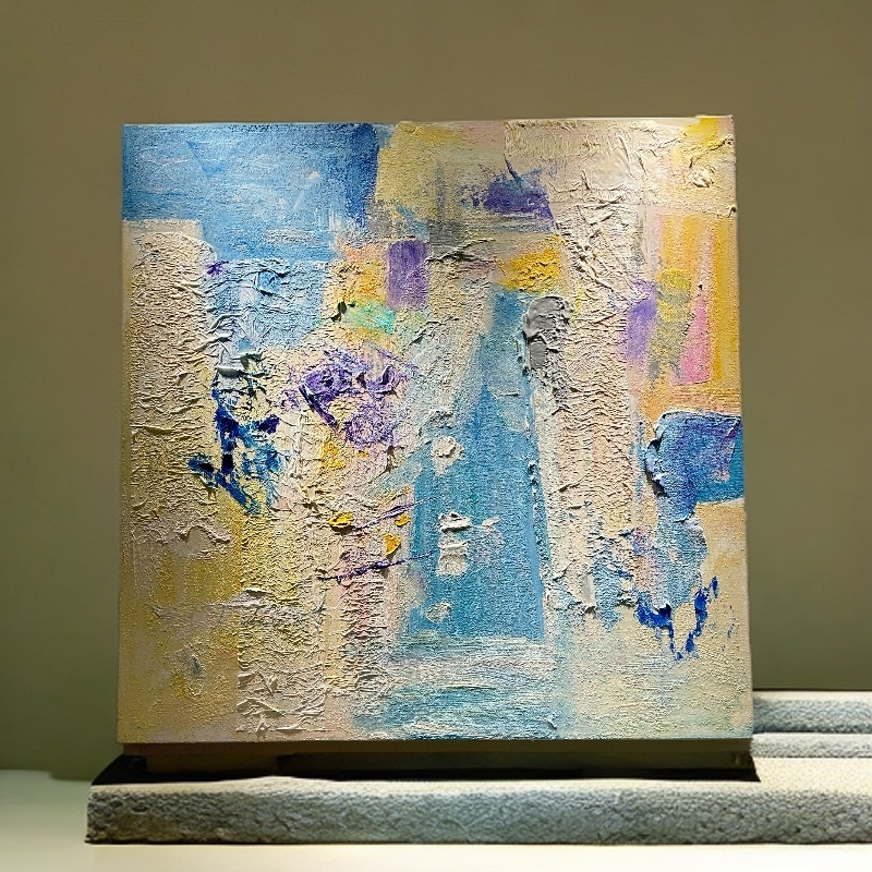 纯手绘抽象油画现代客厅大幅艺术油画玄关装饰挂画沙发壁画