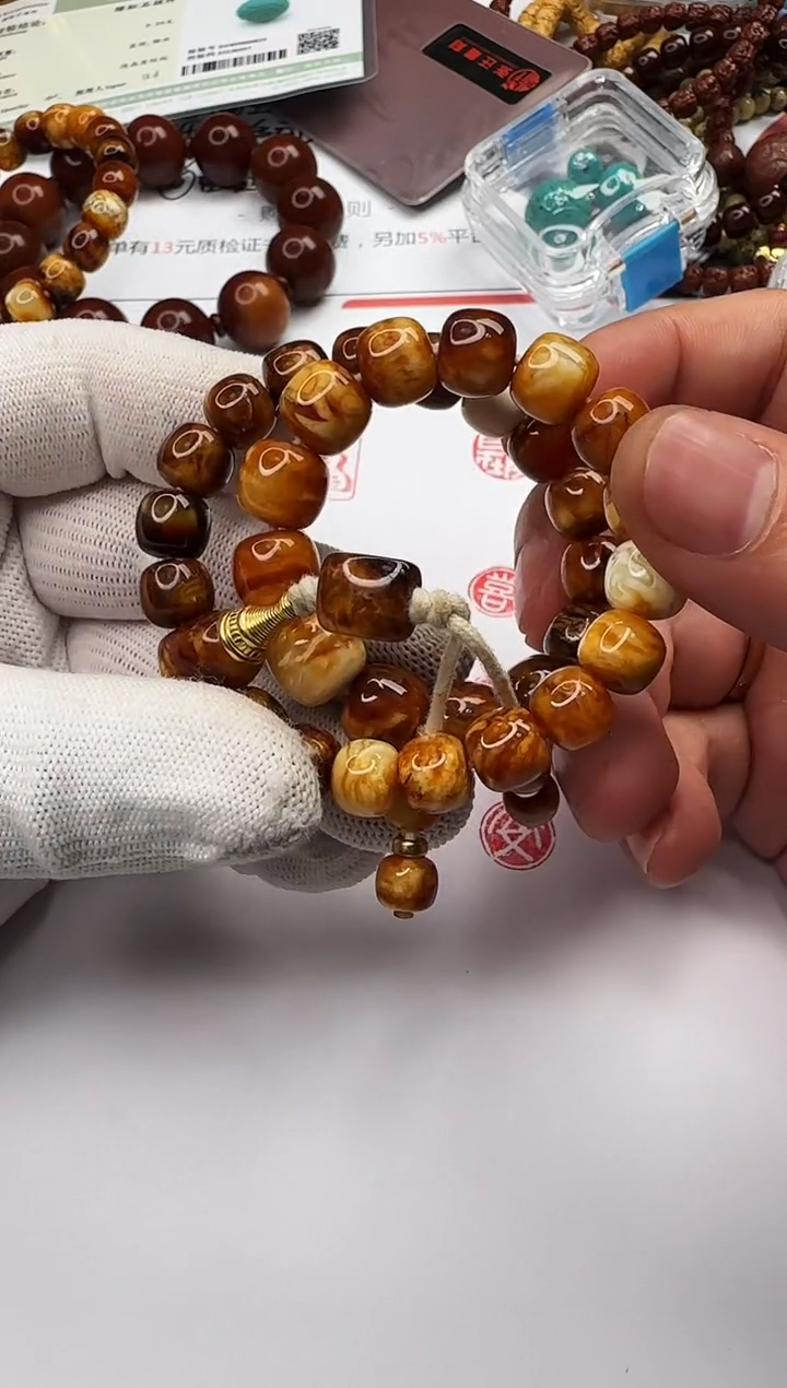 【闪购商品】蜜蜡手串未镶嵌蜜蜡 手串