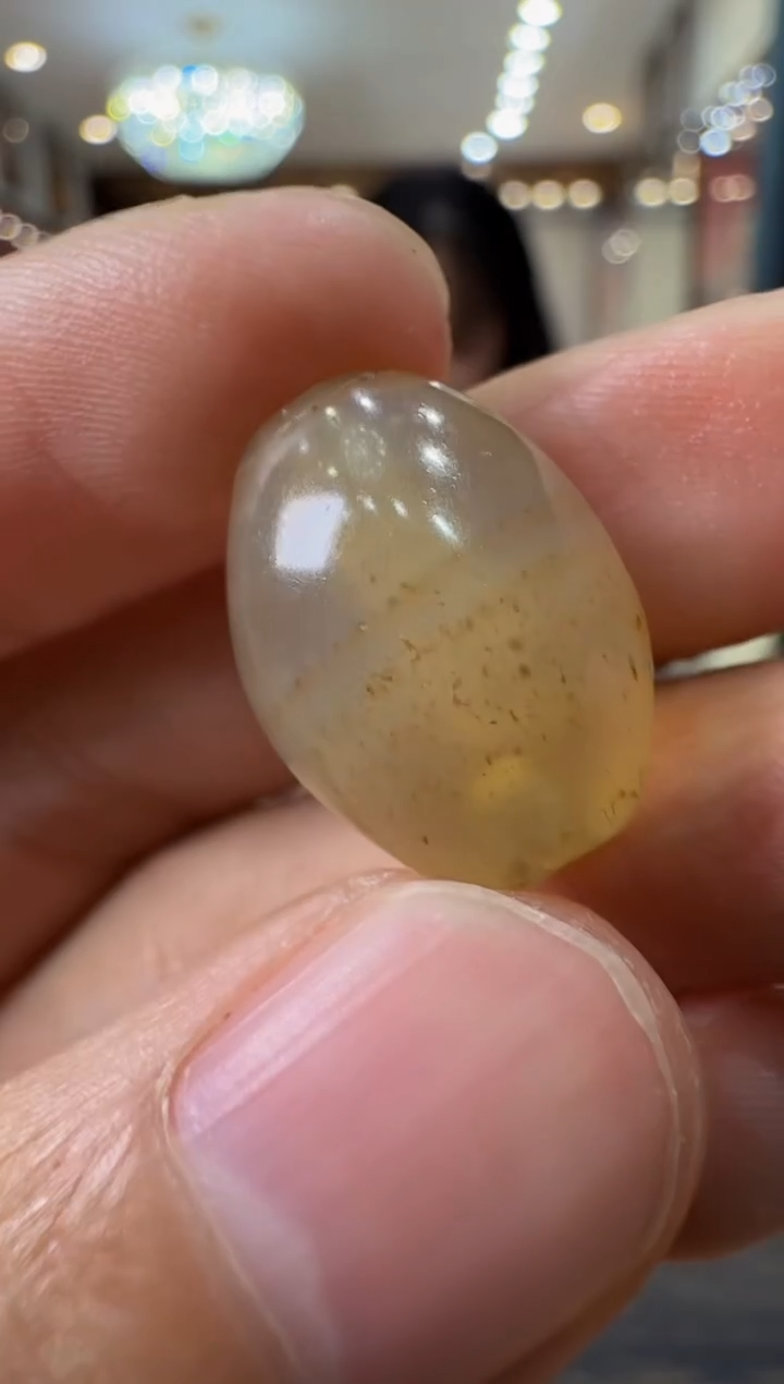 未镶嵌玛瑙/玉髓珠宝奇石糖球橄榄珠