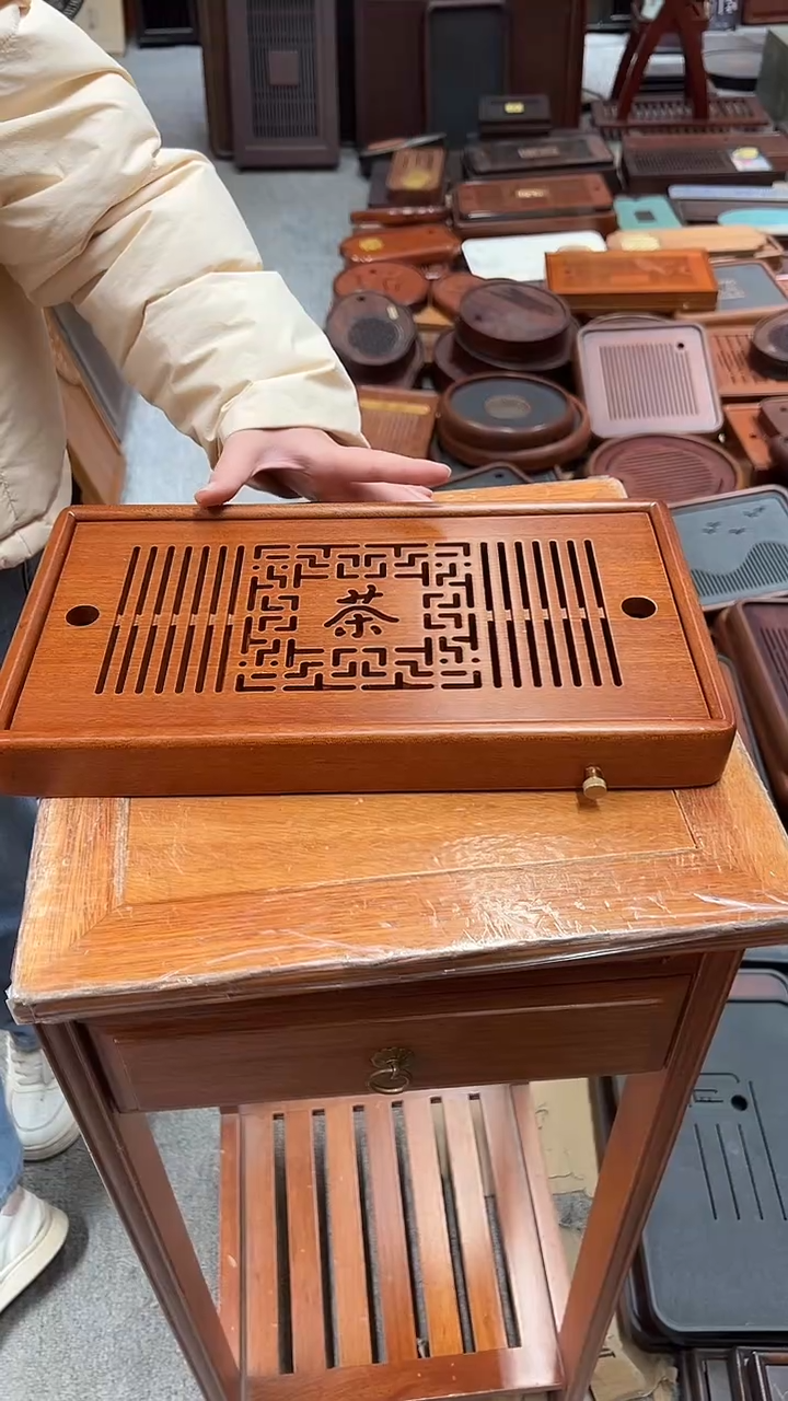 福利花梨木一整块长36CM*宽20CM茶盘送管