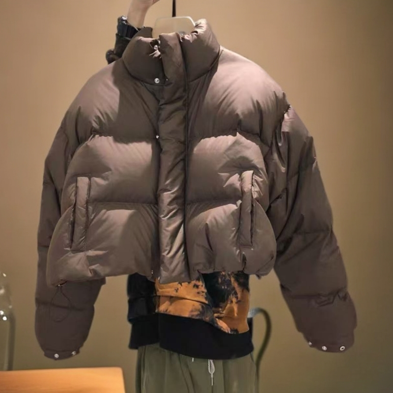 【晨浠定制】新款时尚短款冬季加厚棉服外套835