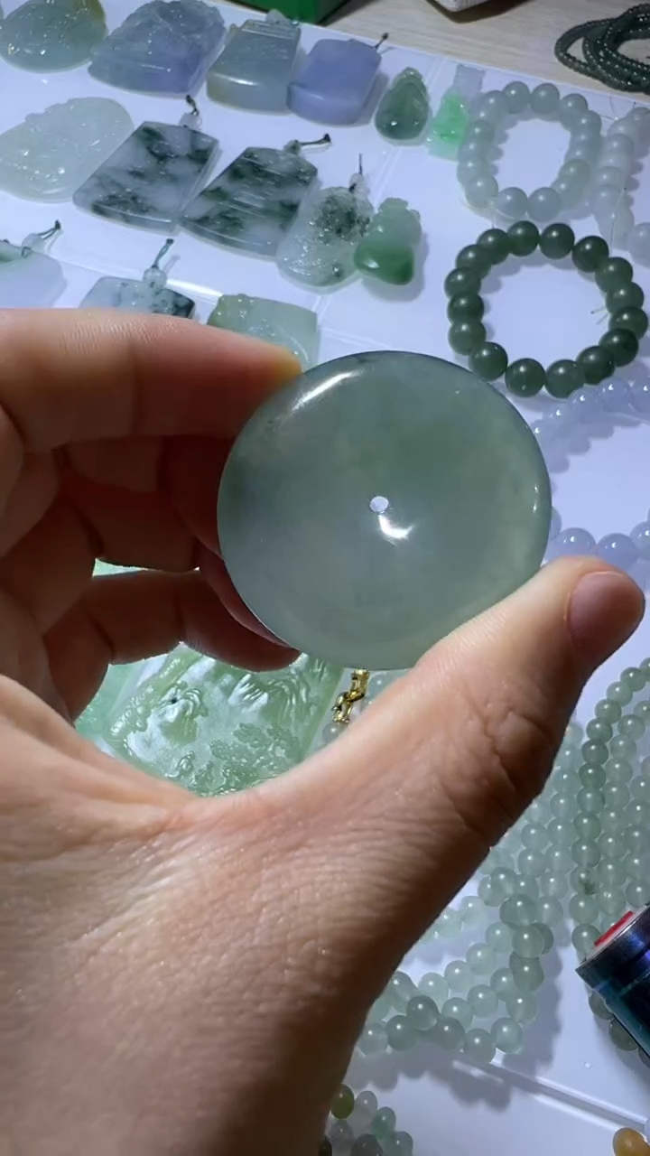 【闪购商品】定制翡翠未镶嵌扣子