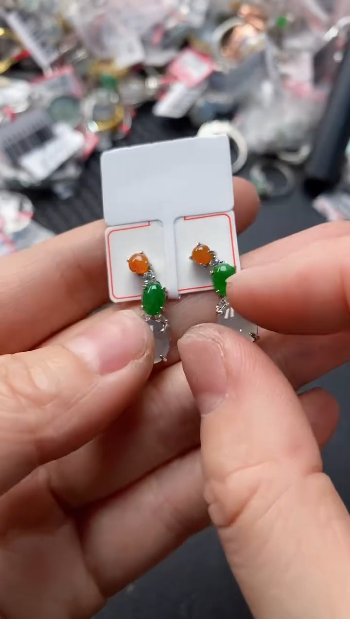 银S925镶嵌戒指翡翠111111