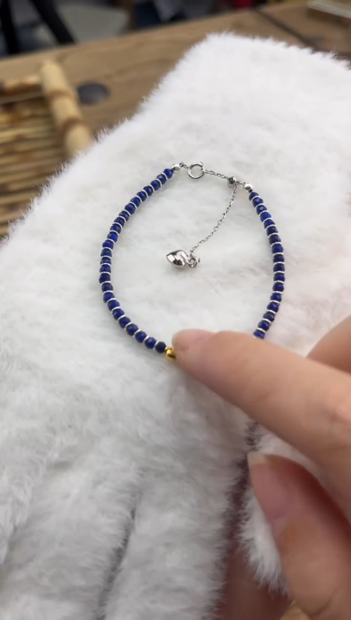 【闪购商品】青金石设计款手串未镶嵌设计款手串