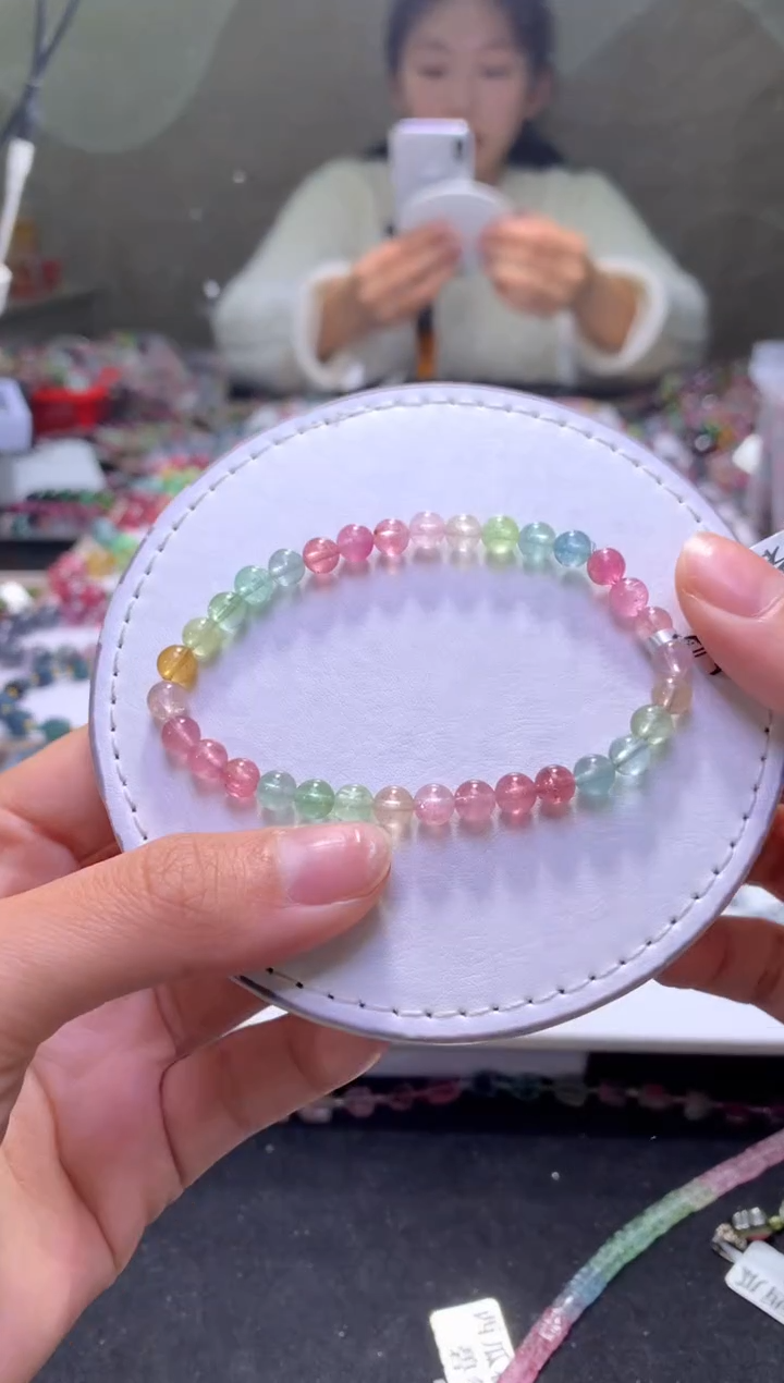 未镶嵌手串碧玺A139【天然碧玺】