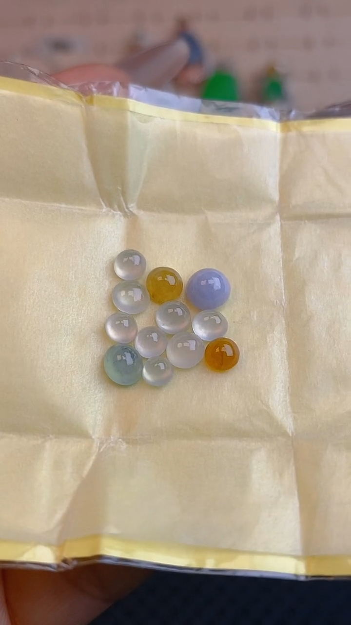 【闪购商品】翡翠耳饰未镶嵌天然A货翡翠11