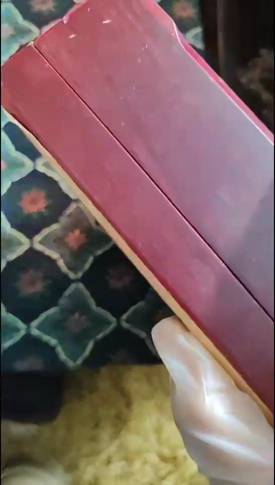 木1个枣红色小盒子20