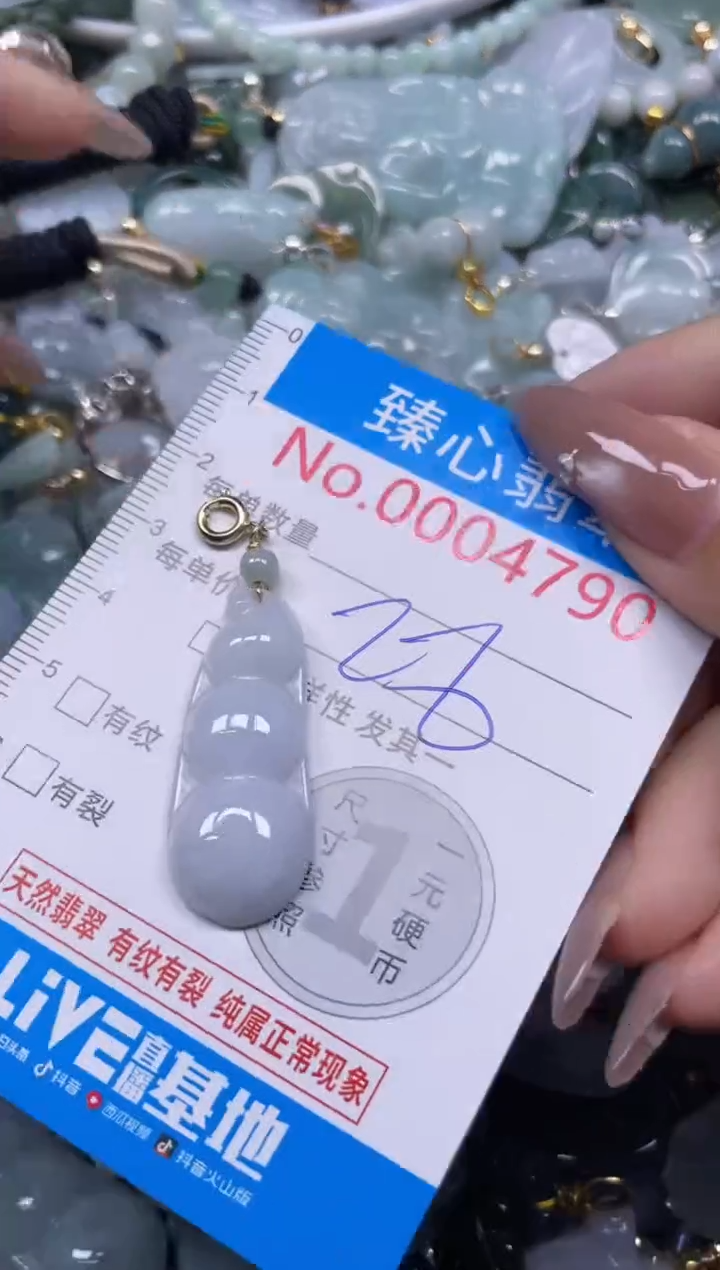 颈饰未镶嵌翡翠4790