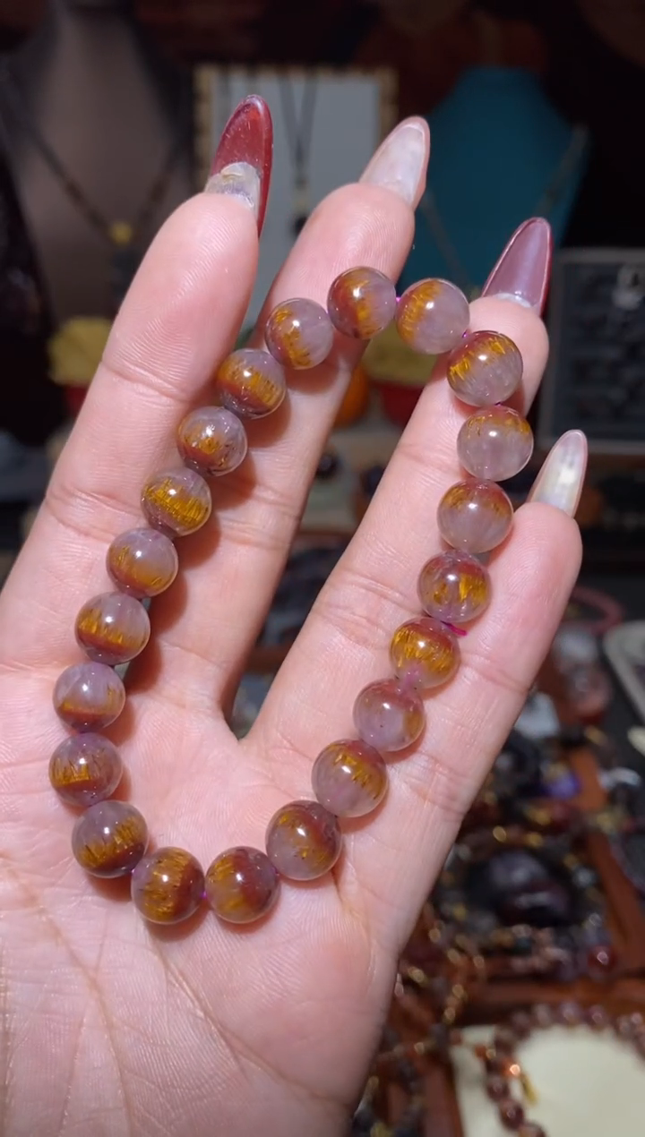 【闪购商品】水晶手串未镶嵌极光23