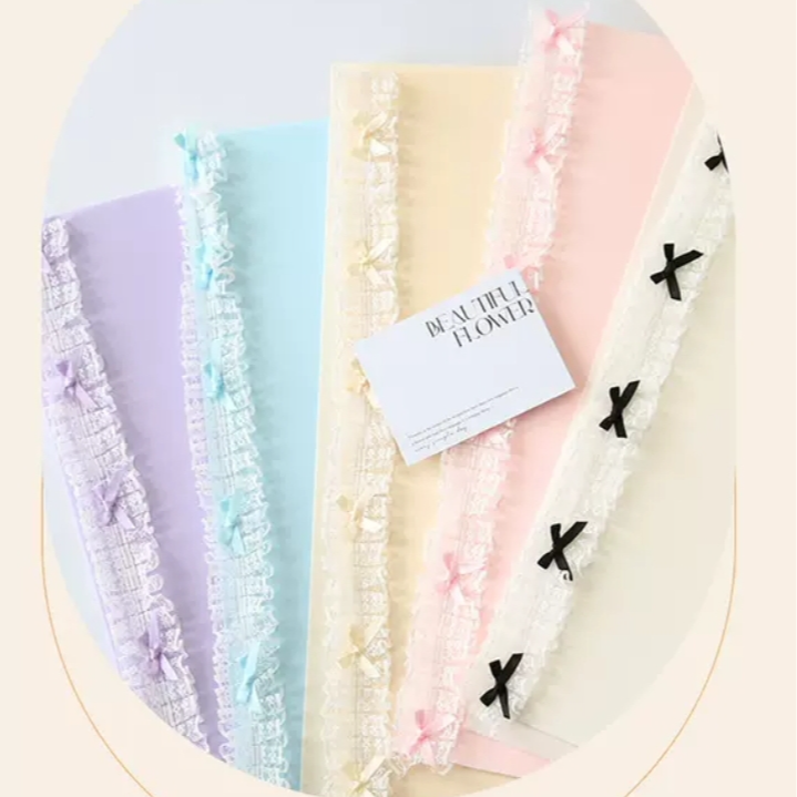 可爱萝莉鲜花花束包花纸内衬纸五包包邮限宁夏 乌海 左旗可拍