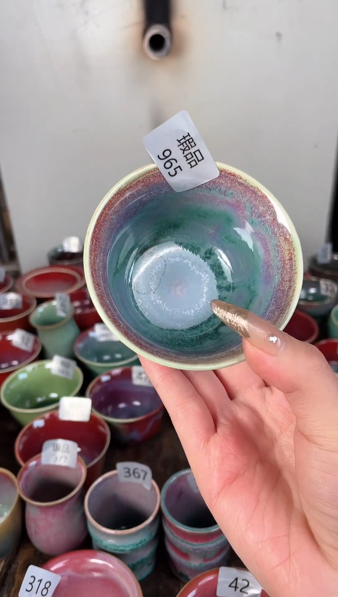 【闪购商品】摆件钧瓷手工茶器窑变