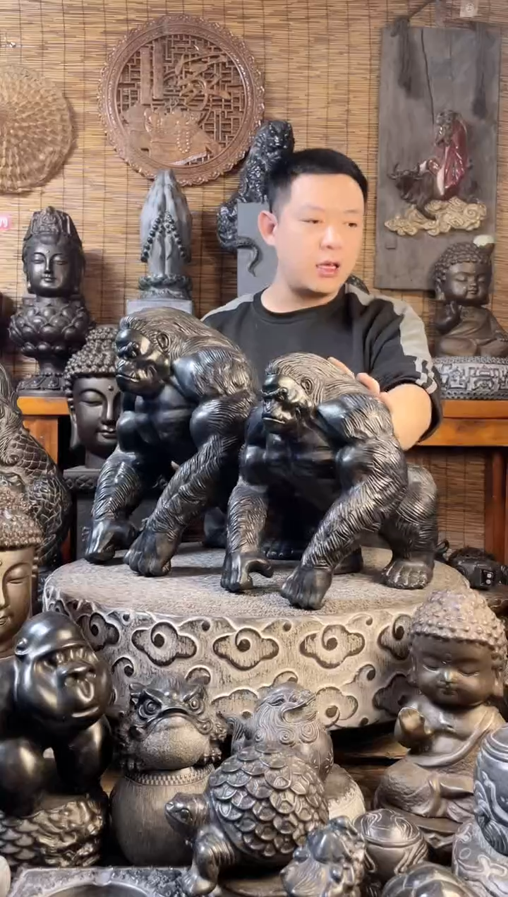 【闪购商品】30新款金刚天然青石雕刻