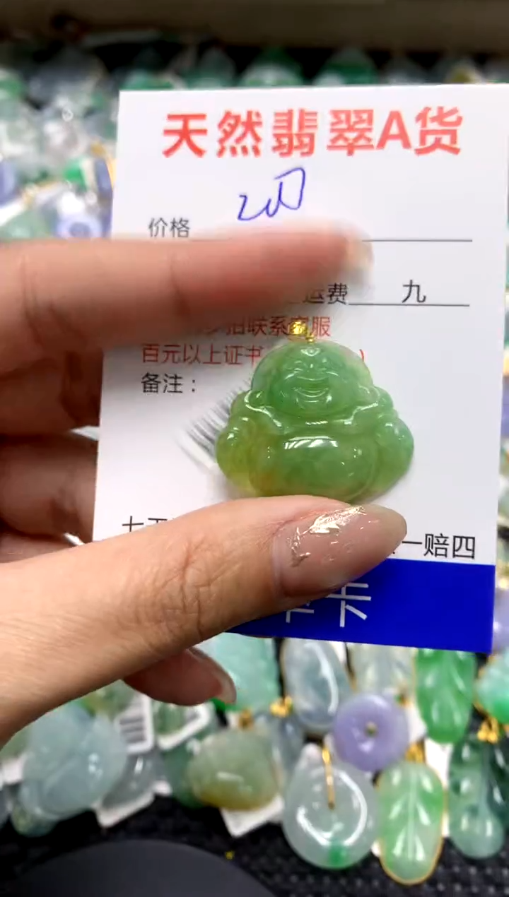 【闪购商品】翡翠颈饰18K金镶嵌111111111