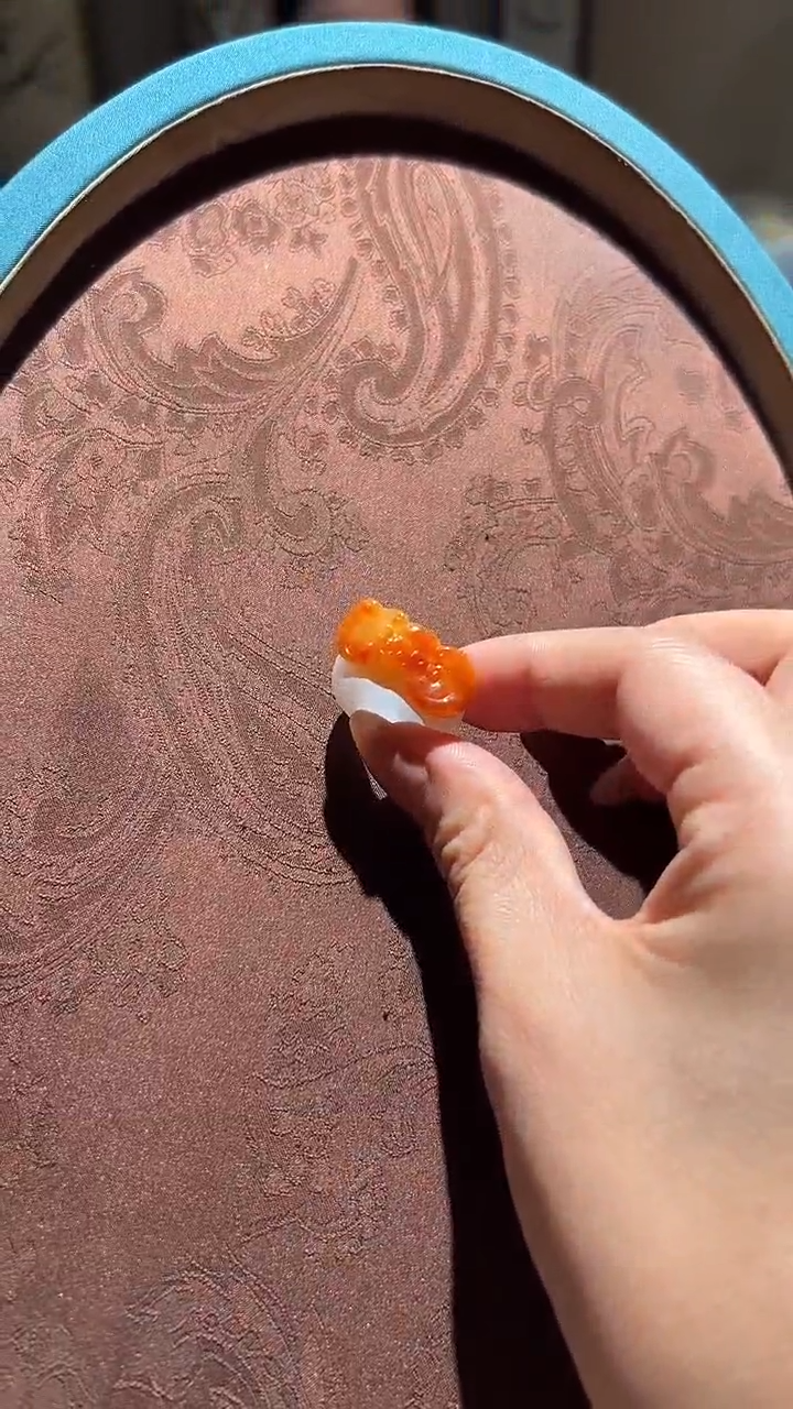 【闪购商品】翡翠戒圈未镶嵌红翡绿翠 06号