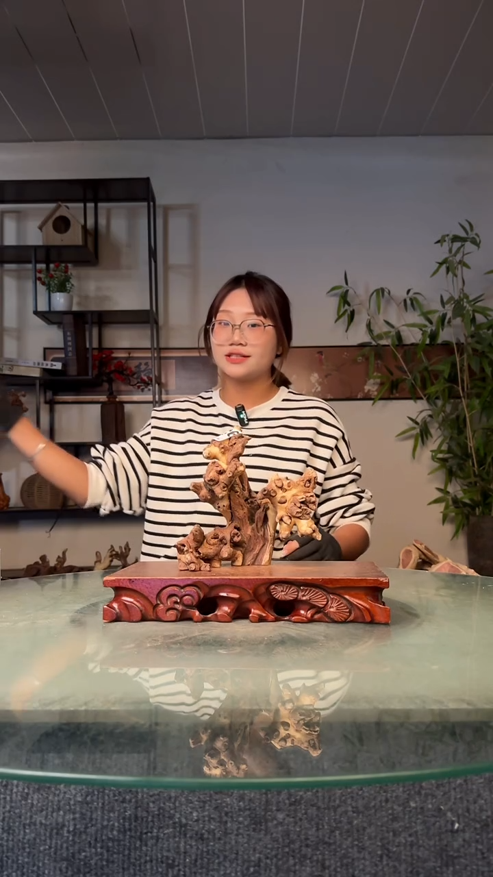 木冰**角金丝红木K476