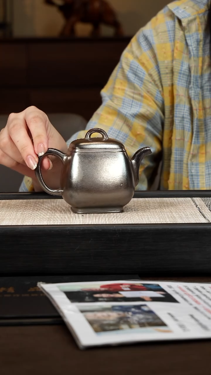 茶壶紫砂【P085】四方   ZLM